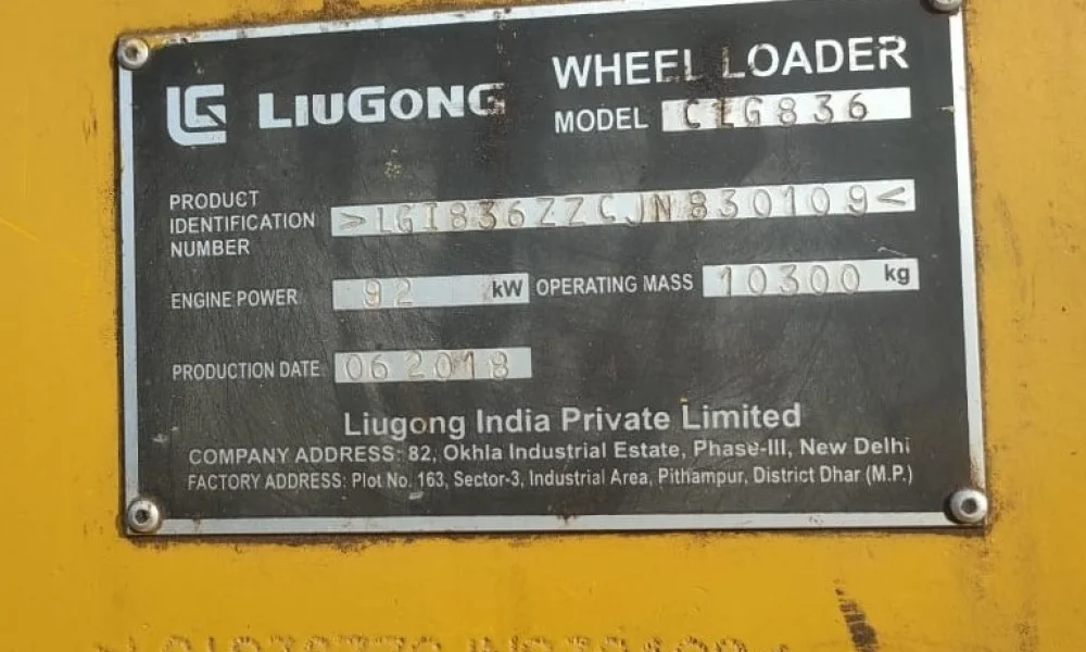 Liugong CLG836 Wheel Loader